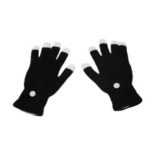 LED Gloves 7 Colors Light up Gloves for Stage Performance Costume Ligh
