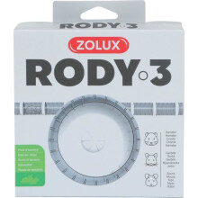 Silent exercise wheel suitable for Rody3 cages - ZOLUX - Rodylounge - For small rodents - White