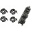 4pcs Rear Bumper Parking Sensor Retainer & 1pcs Front Side Master Power Window  for   Camry RAV 4 1