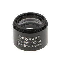 1.25'' 2X Barlow Lens M28.6*0.6 Thread for Telescopes Eyepiece Optical