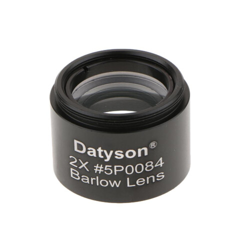 1.25'' 2X Barlow Lens M28.6*0.6 Thread for Telescopes Eyepiece Optical