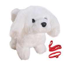 D Cane Giocattolo per Bambini Che Cammina Abbaia la Coda Scodinzolando Peluche Animali Domestici Elettronici Interattivi Giocattoli per Cuccioli per