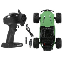 Remote Control Car Fast All Terrain Monster Truck with Shock Absorbers LED Headlights2.4GHz Remote Control Double Rechargeable Batteries for Kids