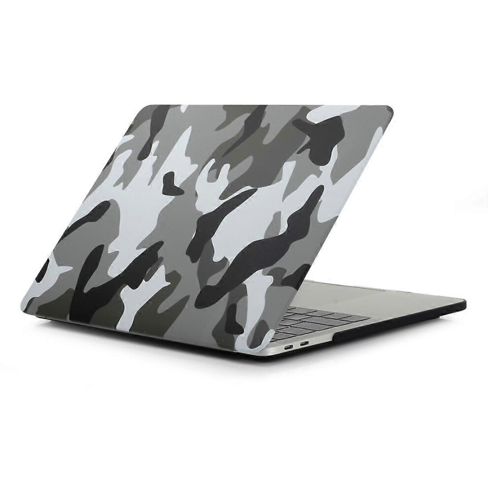 Laptop Case For Macbook Retina 12-Inch A1534 Camouflage Ultra Thin Scratch Resistant Heat Dissipation Grey 6901508035171