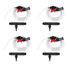 4pcs 1/2 Garden Irrigation Device Venturi Fertilizer Injector Water Tube Kit