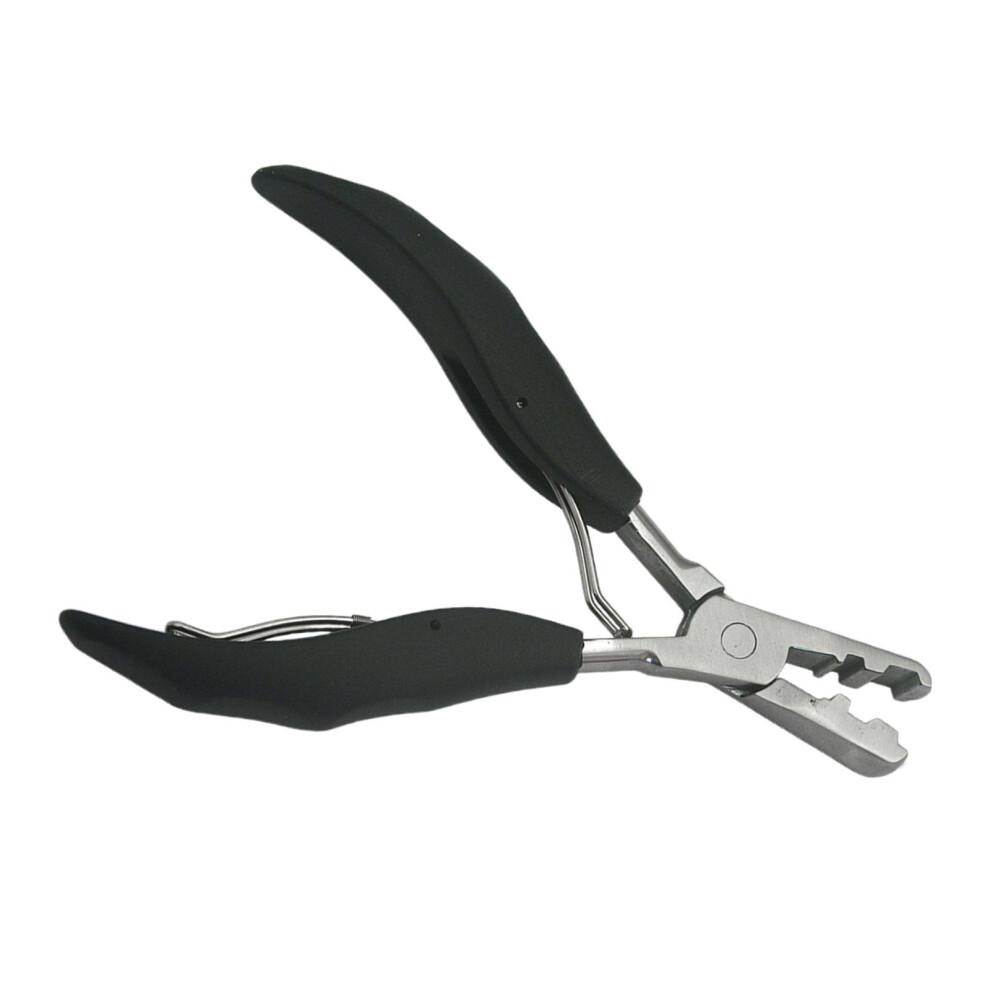 Unisex Hair Extension Plier Portable Sturdy Double Slot For Barber Shop Salon