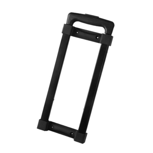 Luggage Telescopic Handle Compact Black Stylish Convenient Metal Acces