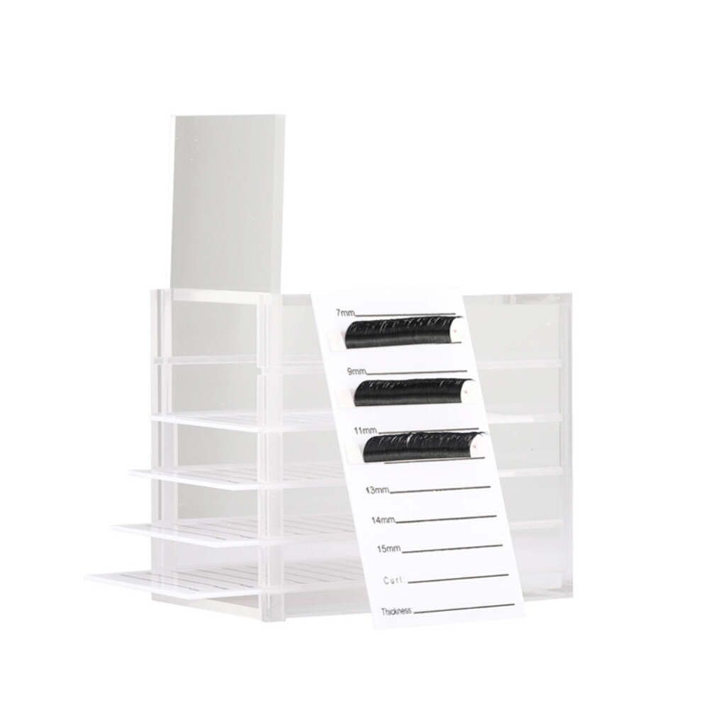 Eyelash Organizer With Premium Acrylic Materials, High End Shatter Proof Lash Storage Box Featuring Durable And Odorless Construction For Profes