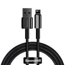 Baseus Tungsten Gold USB-A auf Lightning 2,4 A, 1 m - Schwarz