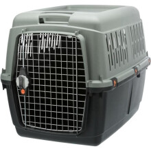 Transportbox TRIXIE Giona 5 - Recycelt - M: 60 61 81 cm - Anthrazit und grau-grün