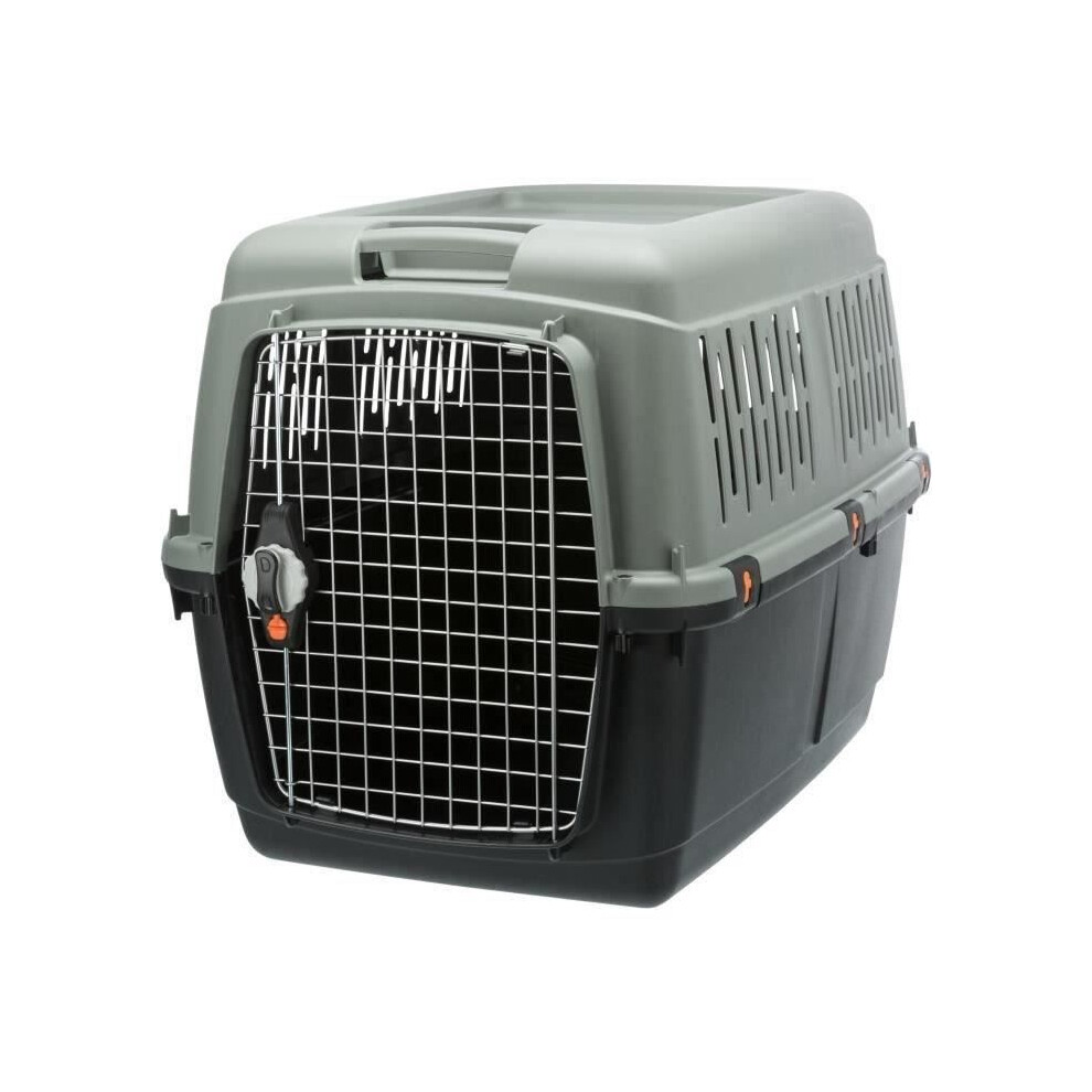 Trixie Giona 5 Transport Box - Recycled - M: 60 61 81 Cm - And - Anthracite/Gray/Green