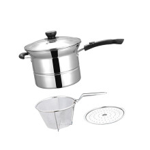 Saucepan with Lid Soup Noodles Small Sauce Pot for Teahouse Restaurant