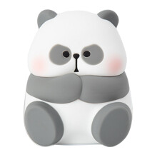 Lumină de noapte Panda cu 3 niveluri de luminozitate, temporizator automat de 30 de minute, reîncărcabilă prin USB, lumină caldă și moale,