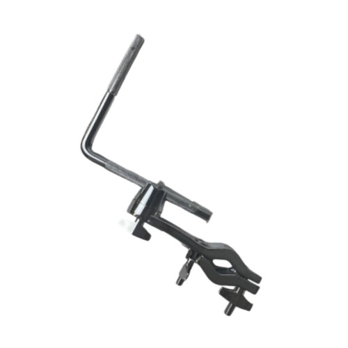 Cowbell Mount Clamp with Rod Practice Tool Drum Mounting Bracket for C