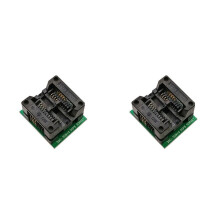 2Pcs SOP8 to DIP8 SOP8 Turn DIP8 SOIC8 to DIP8 IC Socket Programmer Adapter Socket for Wide 200Mil