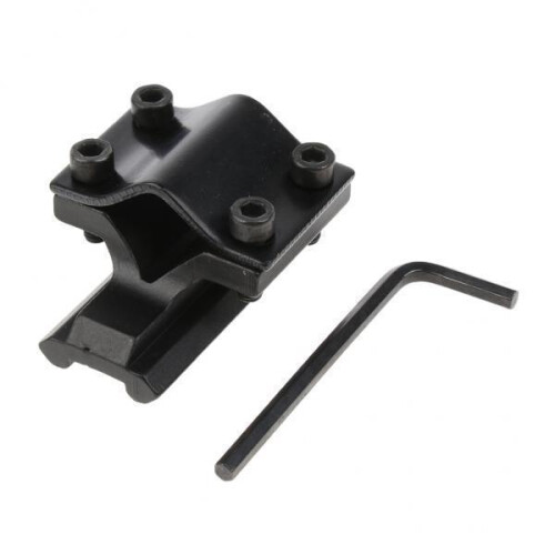 2xUniversal Rail Picatinny Weaver Mount Bracket for Scope Flashlight B