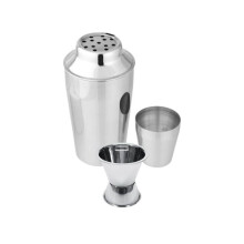 Set Shaker für Cocktails aus Edelstahl 400 ml und Alkoholmessbecher 2 und 4 cl - FACKELMANN - Bar Konzept