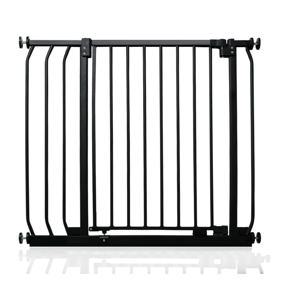 (Matt 80Cm - 89Cm) Elite Pressure Safety Gate Black Safetots