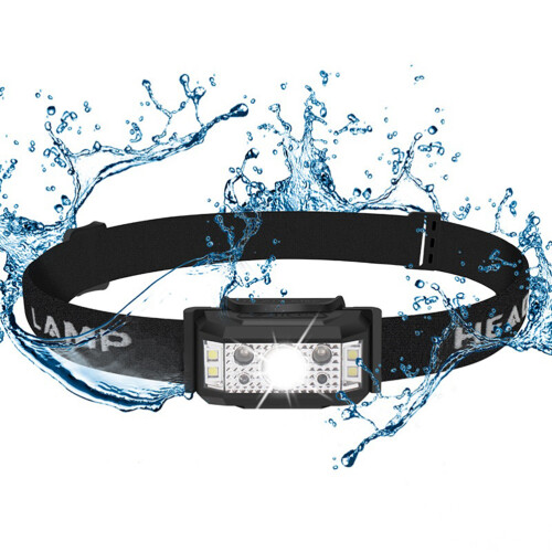 Comfortable Headlamp, Rechargeable Super Bright LED Light With Waterproof Design, Adjustable And Smart Function For Outdoor Activities, Multiple