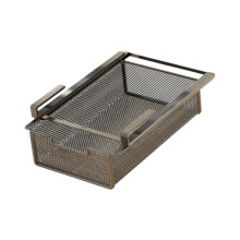 Under Cabinet Organizer Iron Under Table Drawer for Cabinet Kitchen Ba