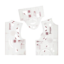 1:1 Sewing Ruler Transparent Fashion Design Handmade Women Garment Pro