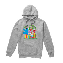 (S, Athletic Heather) Sesame Street Unisex Adult From Our Street To Yours Christmas Hoodie