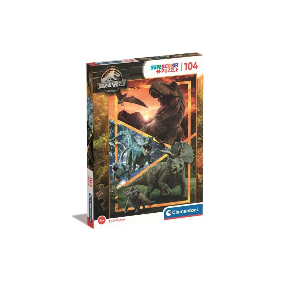 New Clementoni Puzzle 104 Pièces : Jurassic World
