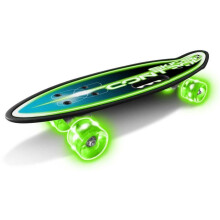 STAMP Skateboard 24" x 7" SKIDS CONTROL mit Griff und leuchtenden Rädern