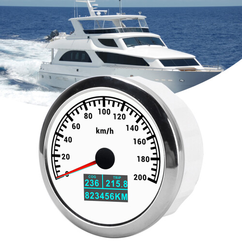 GPS Speedometer 3in1 Tachometer IP67 Waterproof 9-32VDC