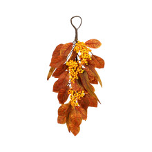Fall Swag Wreath with Leaves & Berries52x32cm