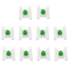10 Peças Door Trim Bumpstrip Clips Molding 1H0853585B Adequado para   Mk3