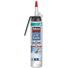 Silikonfliesen RUBSON transparent, 200 ml Dichtstoff ohne Pistole sdbs transparent