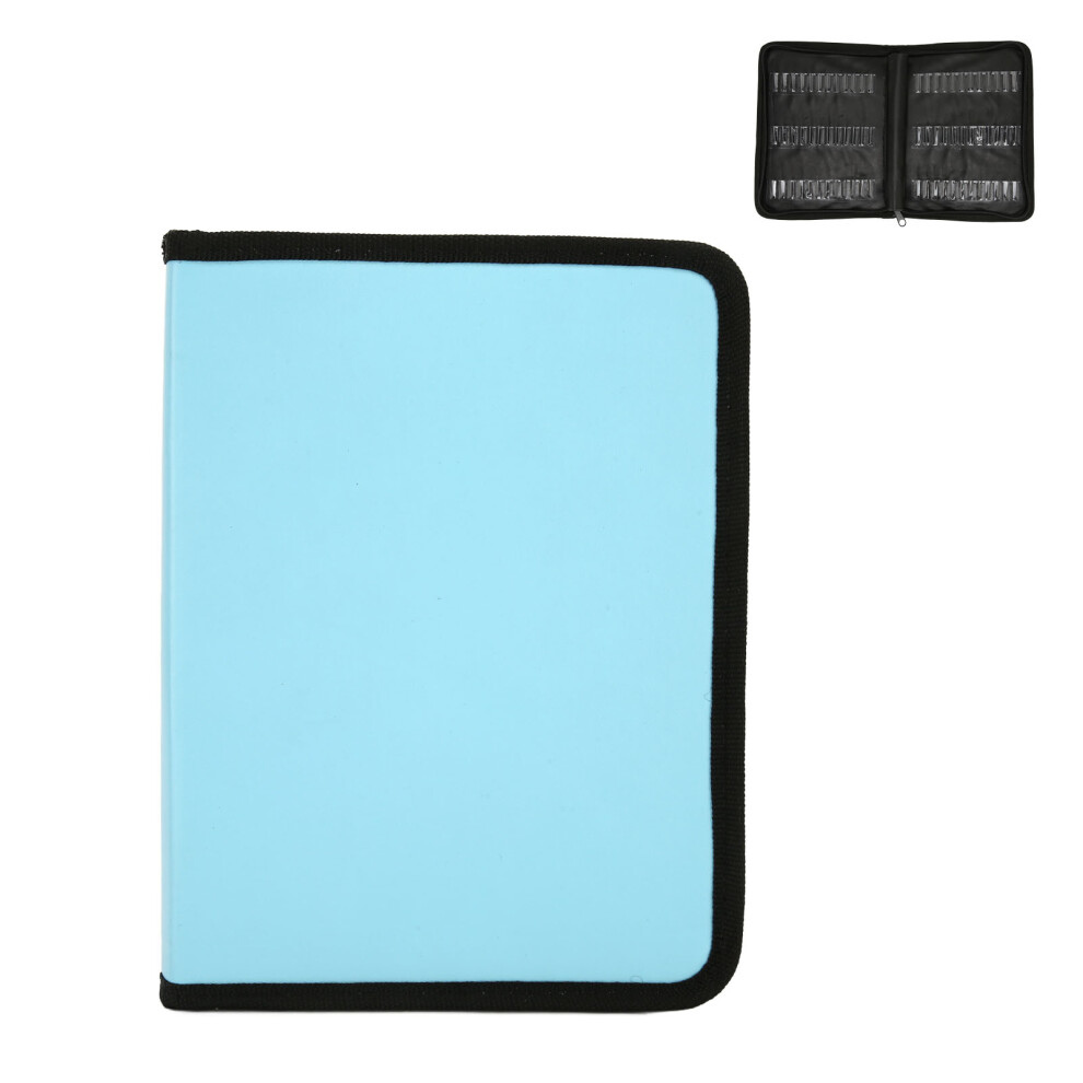 Artistic Journey Companion, Zippered Pencil Case In Canvas Provides Great Protection And Portability For Watercolor Pencils, A Must-have For Creators