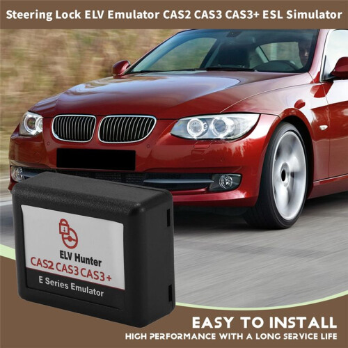 Car Steering Lock ELV Emulator CAS2 CAS3 CAS3+ ESL Simulator for  E60 E84 E87 E90 E93 2004-2014 3X 5 X Plug and 1