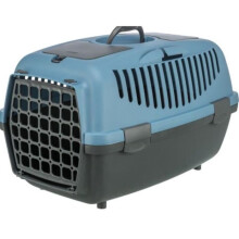 Transportbox - TRIXIE - Capri 2 - Recycelt - XS / S : 37 x 34 x 55 cm - Dunkelgrau / Blau
