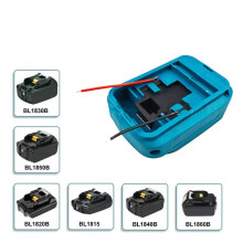 Power Mount Connector Adapter Dock Holder for Li-Ion Battery Power Wheels DIY Adaptor Yellow