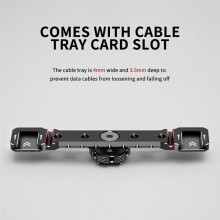 Cold Shoe Mount Bracket Dual Hot Shoe Extension Bar Plate Adapter for Camera Cage Mic LED Video Light Stand