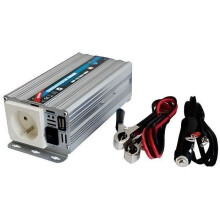 Spannungswandler - HTC TECHNIC - 12V/220V - 300 W - USB-A Anschluss 2A - Mit Zigarettenanzünderkabel