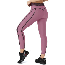 Legging Sport Femme Rose Taille Haute Opaque - Pantalon Yoga Fitness Respirant Séchage Rapide - Taille M Confortable et Elastique