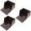 3Stk Aluminium Spritzblock Für Fallrohr Und Langlebig 10
