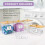 3+1 Pack Laundry Pods Container,Clear Laundry Room Organization Containers,Large Laundry Detergent Powder Storage 3