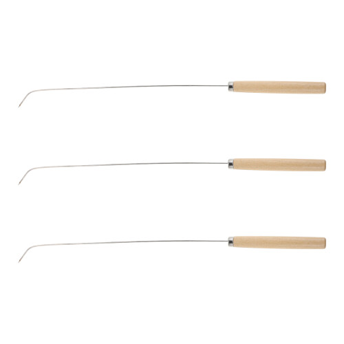 6Stk Fleischhaken Mit Holzgriff Für