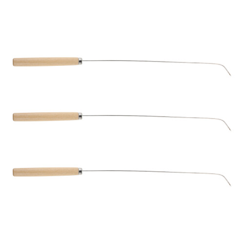6Stk Fleischhaken Mit Holzgriff Für 2
