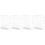 24Pcs Transparent Acrylic Menu Holders Display Stands for Office 6