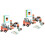 2Sets Kinder Gabelstapler Holzmodell Spaßiges Konstruktionsauto 6