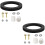 2Sets Ersatzteilset Rv Toilettendichtung Gummiablassventil Kit 6