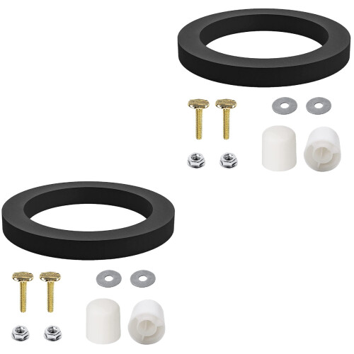 2Sets Ersatzteilset Rv Toilettendichtung Gummiablassventil Kit 2
