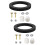2Sets Ersatzteilset Rv Toilettendichtung Gummiablassventil Kit 7