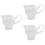 3Pièces À Lait Céramique Anse Pour Café Crème 8