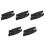 10Pcs Black Plastic Ladder Pads for Trampoline Ladder Steps 8